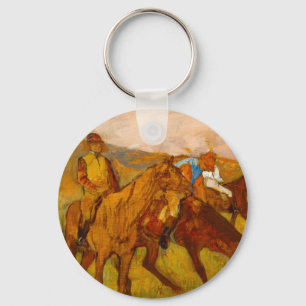 Edgar Degas Before the Race Key Ring