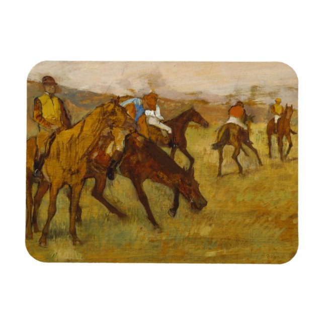 Edgar Degas - Before the Race Magnet (Horizontal)