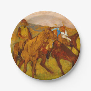 Edgar Degas Before the Race Paper Plate