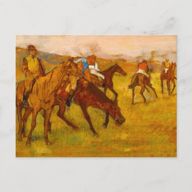 Edgar Degas Before the Race Postcard (Front)