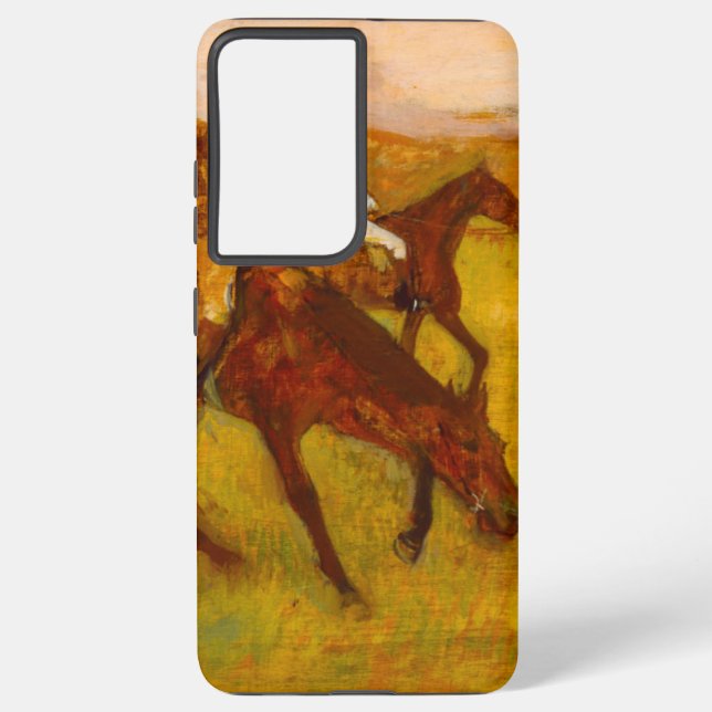 Edgar Degas Before the Race Samsung Galaxy S21 Ultra Case (Back)