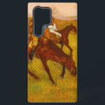 Edgar Degas Before the Race Samsung Galaxy Case<br><div class="desc">Samsung Galaxy Case featuring Edgar Degas’ oil painting Before the Race (1882-4). A group of jockeys sit on their horses before the race begins. A wonderful gift for horse lovers and fans of Impressionism!</div>