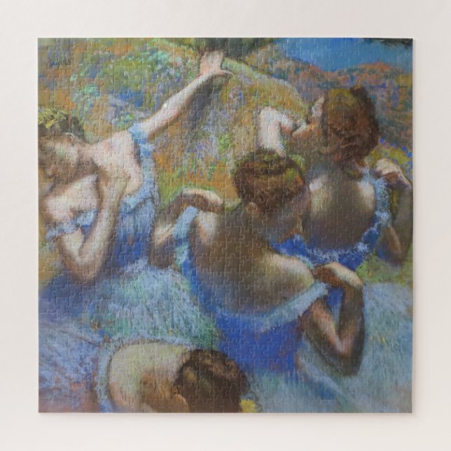 Edgar Degas Blue Ballet Dancers Classic Impression Jigsaw Puzzle (Vertical)