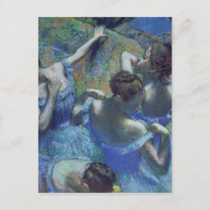 Edgar Degas   Blue Dancers, c.1899 Postcard