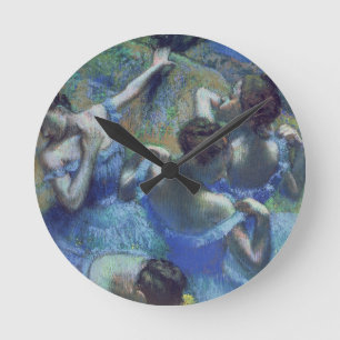 Edgar Degas   Blue Dancers, c.1899 Round Clock