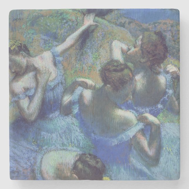 Edgar Degas | Blue Dancers, c.1899 Stone Coaster (Front)