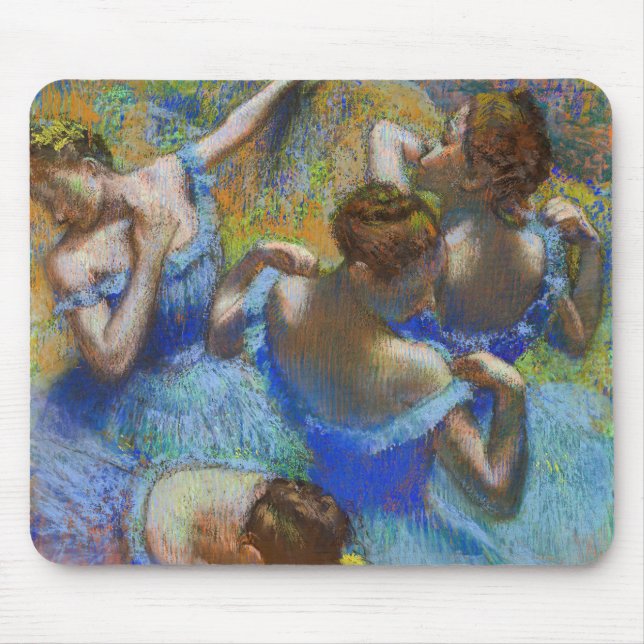 Edgar Degas - Blue Dancers Mouse Mat (Front)