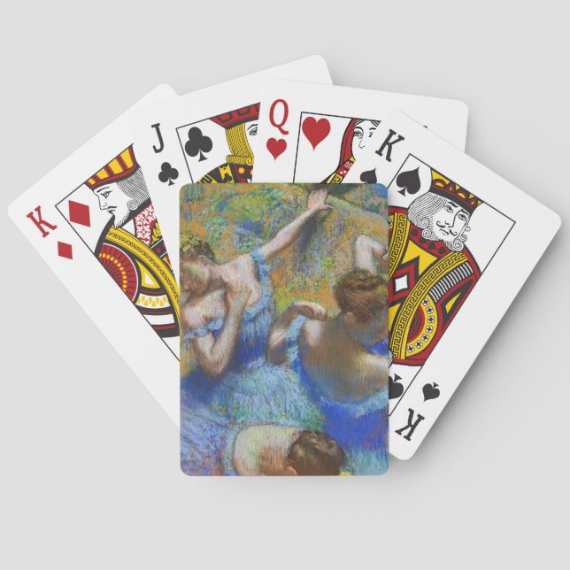 Edgar Degas - Blue Dancers Playing Cards (Back)