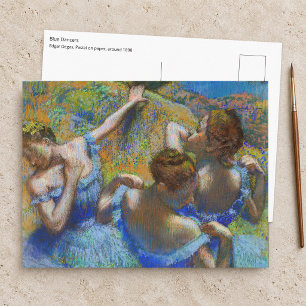 Edgar Degas - Blue Dancers Postcard