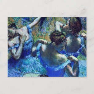 Edgar Degas - Blue Dancers Postcard
