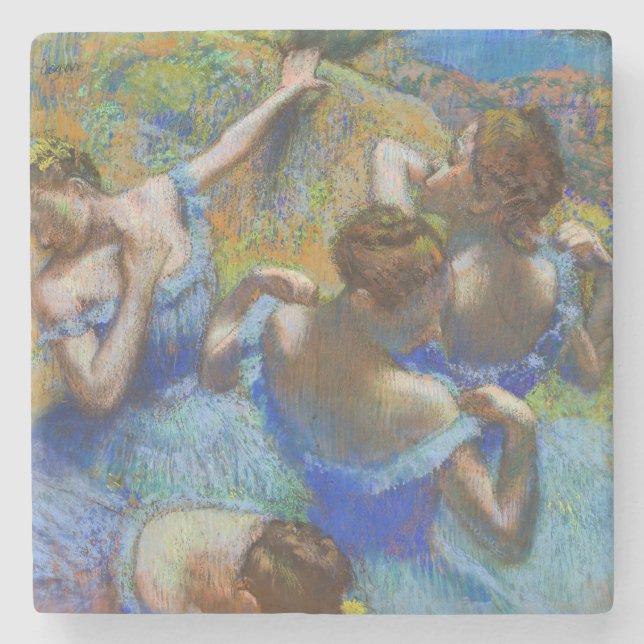 Edgar Degas - Blue Dancers Stone Coaster (Front)