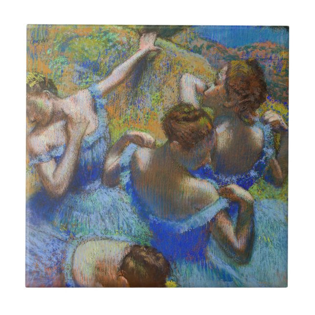Edgar Degas - Blue Dancers Tile (Front)