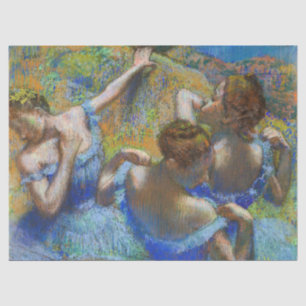 Edgar Degas - Blue Dancers Tissue Paper