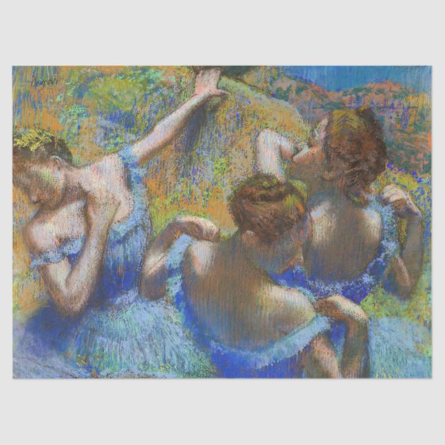 Edgar Degas - Blue Dancers Tissue Paper (Front)