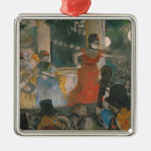 Edgar Degas Cafe Concert at Les Ambassadeurs Metal Tree Decoration