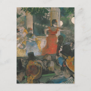 Edgar Degas Cafe Concert at Les Ambassadeurs Postcard