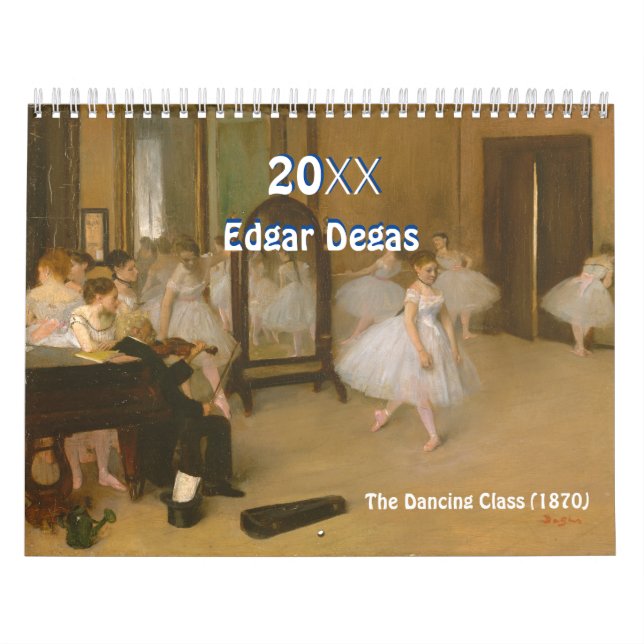 Edgar Degas Calendar Impressionists (Cover)