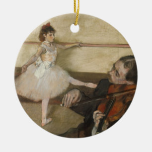 Edgar Degas Ceramic Tree Decoration