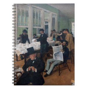 Edgar Degas - Cotton Office in New Orleans Notebook