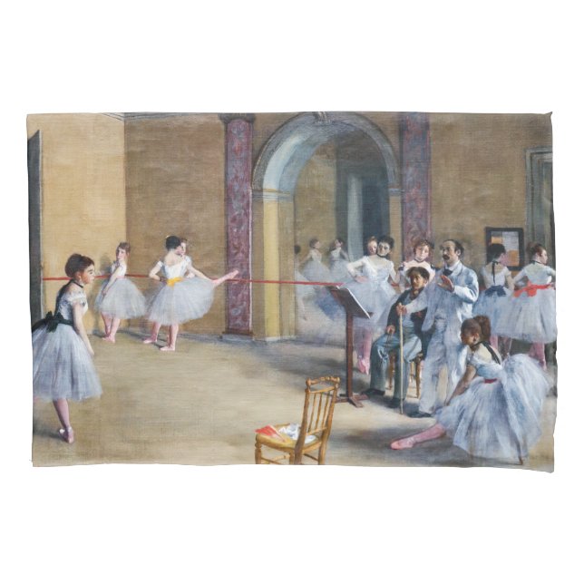 Edgar Degas - Dance Foyer, Opera rue Le Peletier Pillowcase (Front)