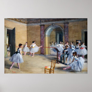Edgar Degas - Dance Foyer, Opera rue Le Peletier Poster