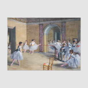 Edgar Degas - Dance Foyer, Opera rue Le Peletier Tissue Paper