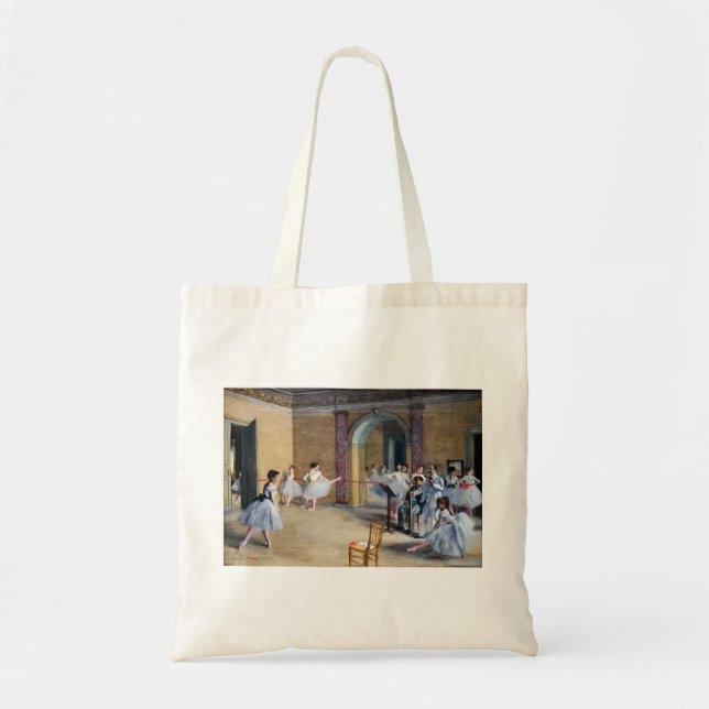 Edgar Degas - Dance Foyer, Opera rue Le Peletier Tote Bag (Front)