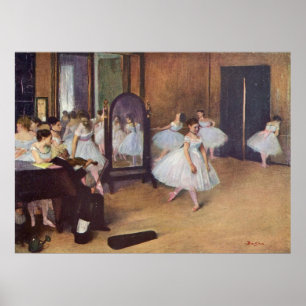 Edgar Degas - Dance Hall 1872 dancer ballerina oil Poster