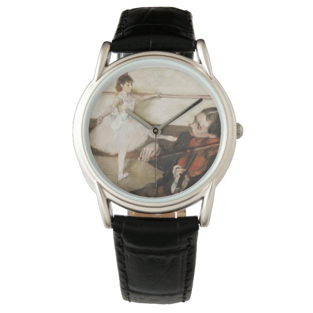 Edgar Degas Dance lesson. Vintage impressionism Watch (Front)