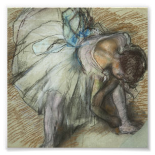 Edgar Degas - Dancer Adjusting Her Shoe Photo Print