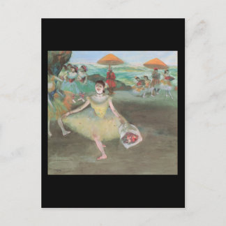 Edgar Degas Dancer Bowing With a Bouquet Postcard