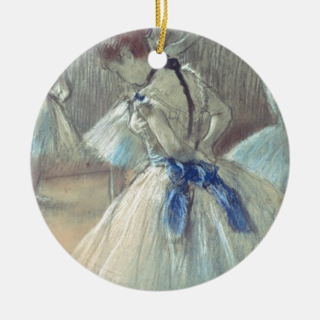 Edgar Degas | Dancer Ceramic Tree Decoration (Front)