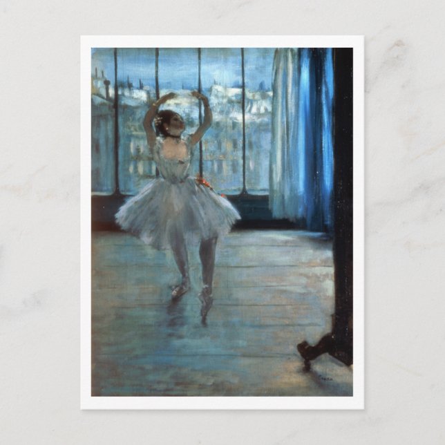 Edgar Degas | Dancer in Front of a Window Postcard (Front)
