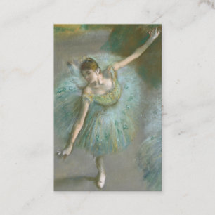 Edgar Degas   Dancer in Green Business Card