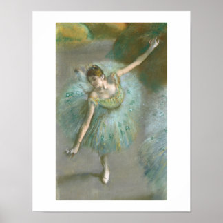 Edgar Degas | Dancer in Green Poster