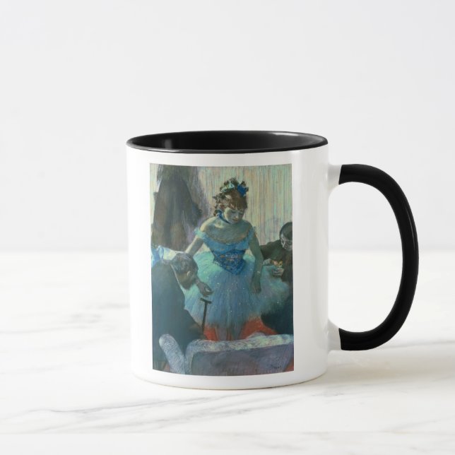 Edgar Degas | Dancer in her dressing room Mug (Right)