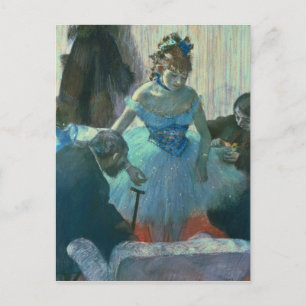 Edgar Degas   Dancer in her dressing room Postcard