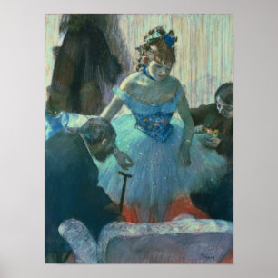 Edgar Degas   Dancer in her dressing room Poster