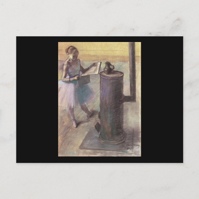Edgar Degas Dancer Resting Postcard (Front)