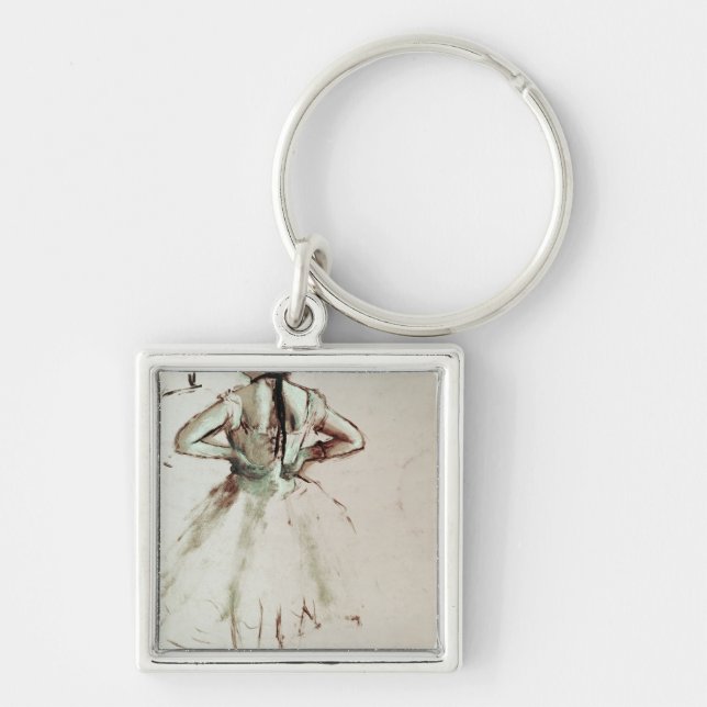 Edgar Degas | Dancer viewed from the back Key Ring (Front)