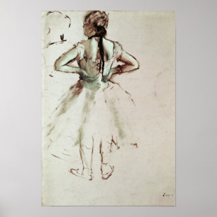 Edgar Degas   Dancer viewed from the back Poster