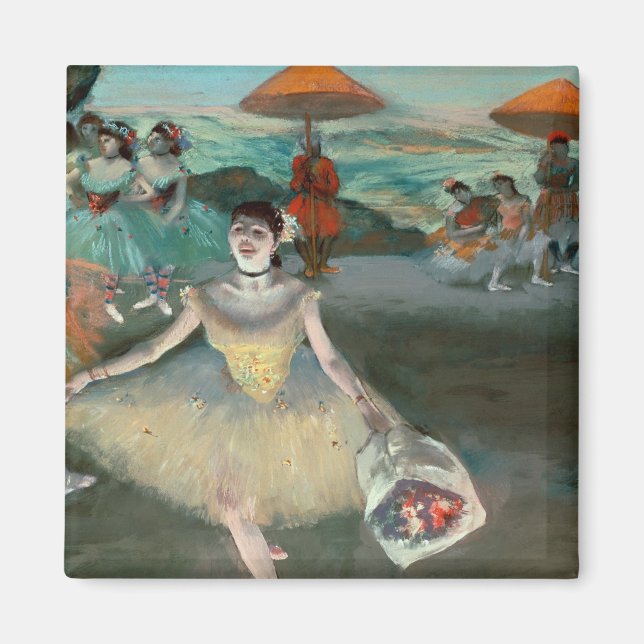 Edgar Degas | Dancer with bouquet, curtseying Magnet (Front)