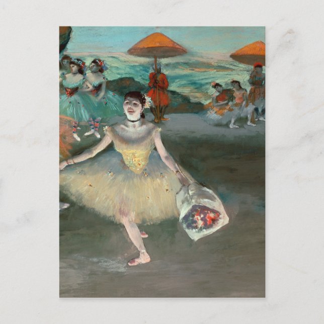 Edgar Degas | Dancer with bouquet, curtseying Postcard (Front)