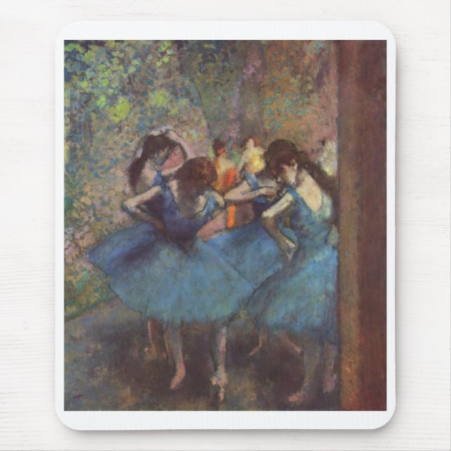 Edgar Degas - Dancers 1890 Ballet Girls oil canvas Mouse Mat (Front)
