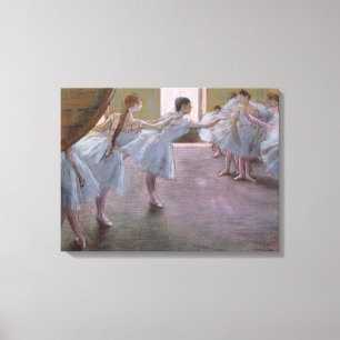 Edgar Degas   Dancers at Rehearsal, 1875-1877 Canvas Print