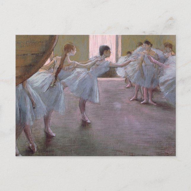 Edgar Degas | Dancers at Rehearsal, 1875-1877 Postcard (Front)