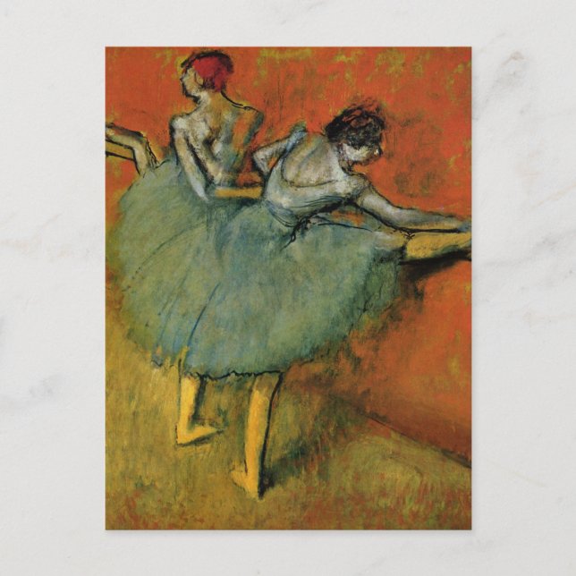 Edgar Degas | Dancers at the Bar | New Address Announcement Postcard (Front)