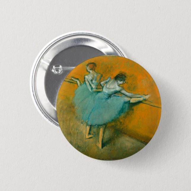 Edgar Degas Dancers at the Bar painting artwork 6 Cm Round Badge (Front & Back)