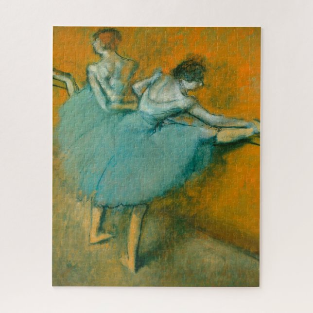 Edgar Degas Dancers at the Bar painting artwork Jigsaw Puzzle (Vertical)