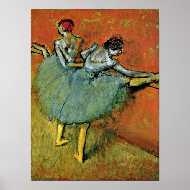 Edgar Degas - dancers at the barre Poster (Front)